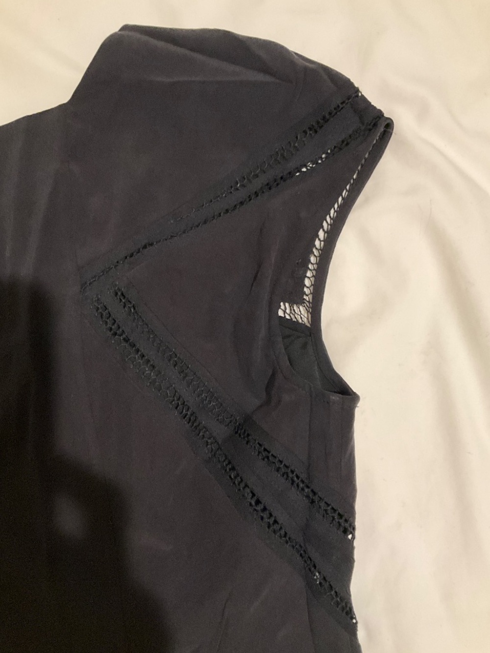 HELMUT LANG size 2 SILK mini dress black - Picture 14 of 16